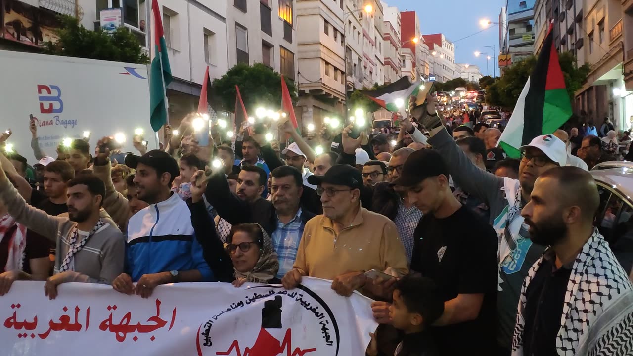 مسيرة الأواني للتنديد بالتجويع الممنهج على سكان غزة طنجة 11 05 2025 يا مغربي