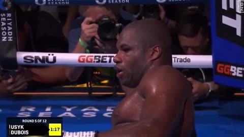 Usyk just knocked Daniel Dubois tf out