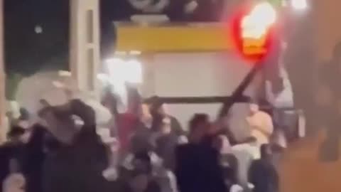 The iranian regime is shooting live ammo at people, watch