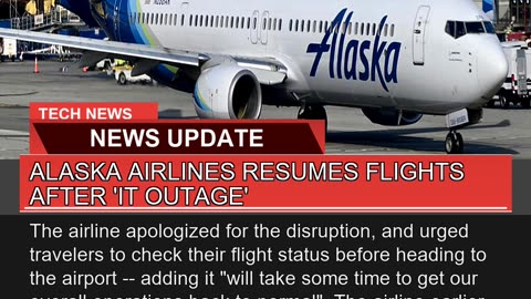 Alaska Airlines Resumes Flights After it Outage
