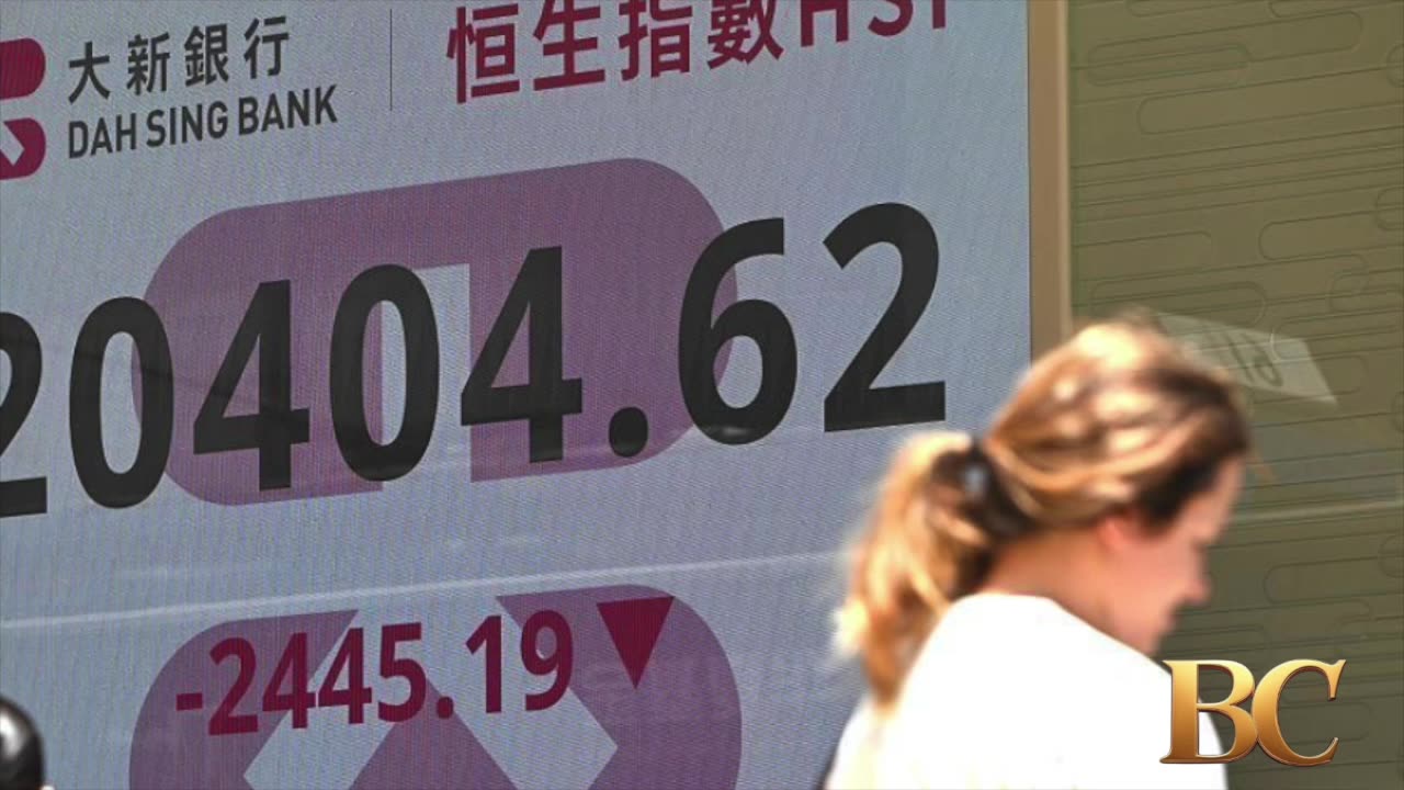 Hong Kong markets lead losses in Asia-Pacific as investors assess Trump’s tariff threats