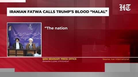 'Trump's Blood Is Halaal': Scary Iran Death Fatwa Signed By 2,000 Clerics; US President In Trouble?