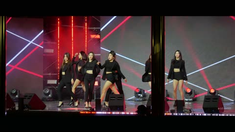 180506 CLC (씨엘씨) 'BLACK DRESS (블랙드레스)' 4K Fancam [직캠] [전체] @ 양구 평화콘서트