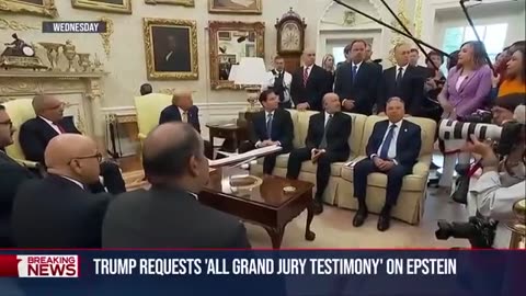 Trump asks Department of Justice to release ‘all Grand Jury testimony’ from Epstein case