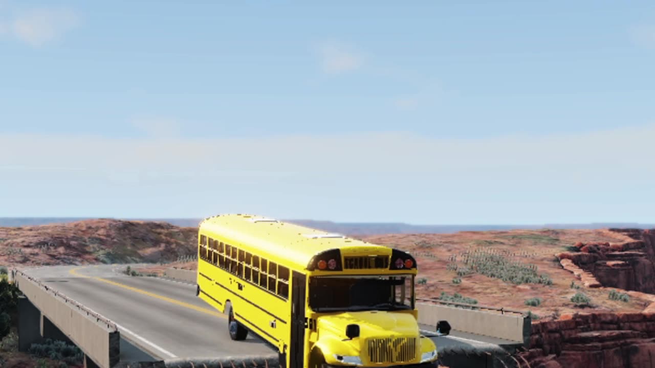 Giant Sledge Hammer vs Cars School Bus # 4