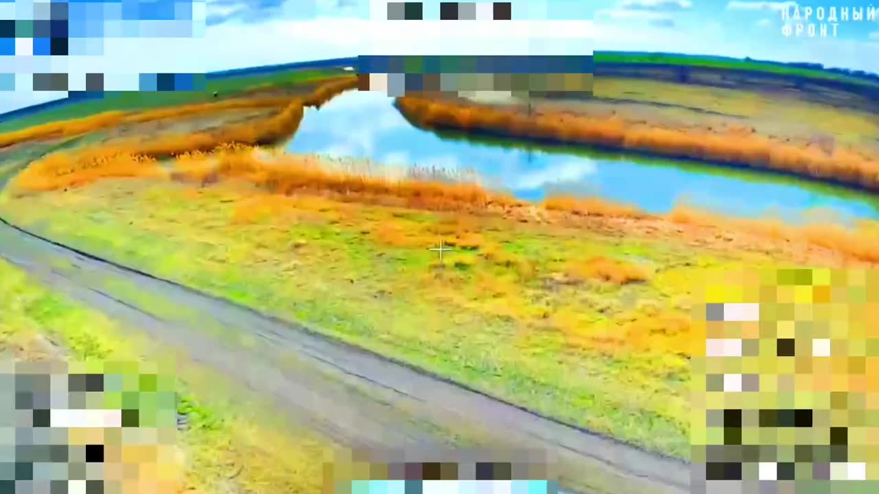KVN Drone Chases a Pair of Ukrainians on a Quad