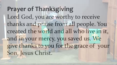 Worship From Mt. Olive Ev. Lutheran Church