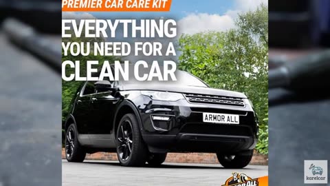 Armor All Premier Car Care Kit, Includes Car Wax & Wash Kit, Glass Cleaner, Car