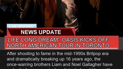 Lifelong Dream Oasis Kicks Off North American