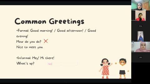 Greetings and Farewells Class (2)