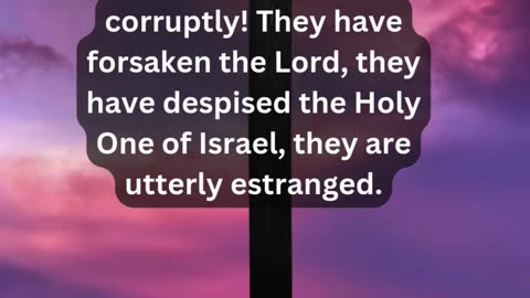 Journey of faith and spiritual growth Isaiah 1:4 Daily Bible Verse