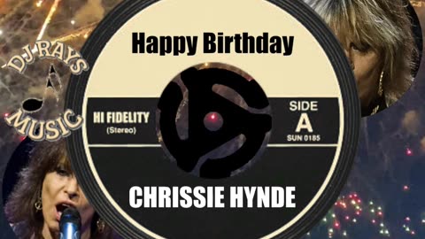 HAPPY BIRTHDAY to CHRISSIE HYNDE!