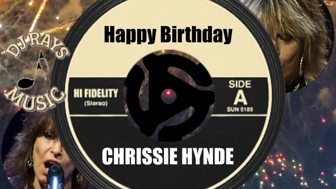 HAPPY BIRTHDAY to CHRISSIE HYNDE!