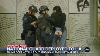 Trump deploys the national guard into LA