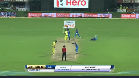 Kuldeep Yadav's First ODI Hattrick vs Australia | Eden Gardens 2017