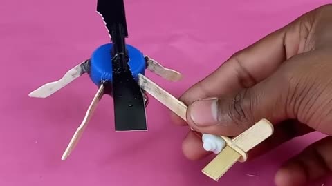 Handmade Toy Helicopter! Amazing Flight in Action 🚁