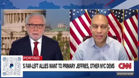 Hakeem Jeffries Says Trump Is The Problem With America