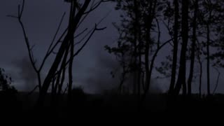 Intense Firefight in Almost Complete Darkness