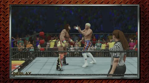 WWE 90 Cody Rhodes VS Ultimate Warrior