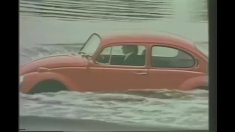 Volkswagen VW 1972 Bug Commercial for $1999 - This Car Literally Floats on Water!