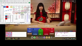 Live Baccarat - 101 units won in 168 minutes with 50.3% hit rate and 1 unit drawdown. LCSD set to 2.