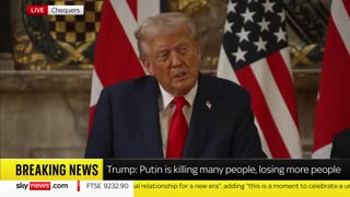 Trump and Starmer news conference at Chequers