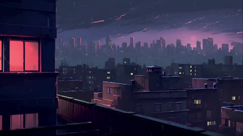 Late Night Nostalgia 🌙 Lofi Hip Hop Mix with Rain Sounds 🌨 Chill Beats to Relax & Study