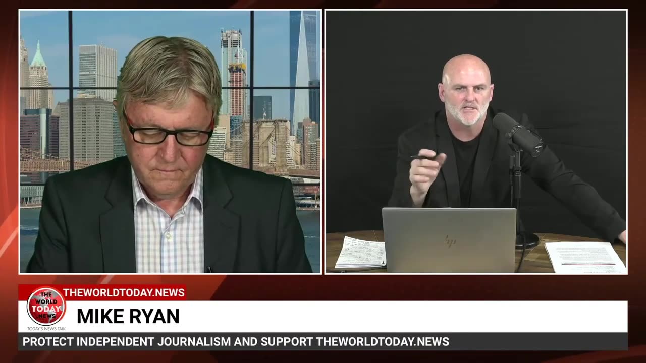 NZ Loyal leader appears on The World News show