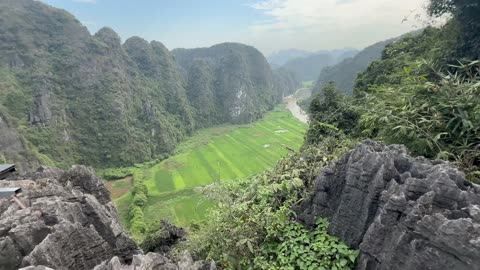 Lying Dragon Mountain in Ninh Binh, Vietnam