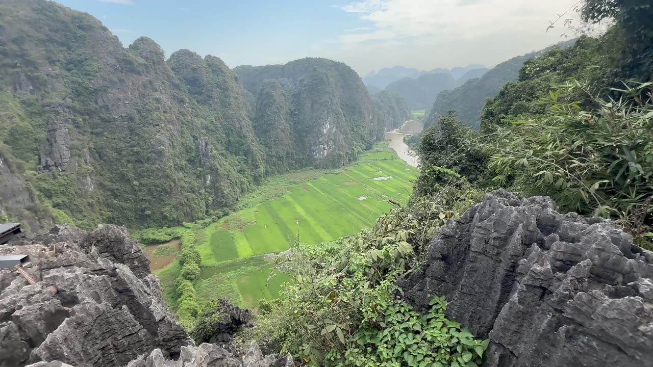 Lying Dragon Mountain in Ninh Binh, Vietnam