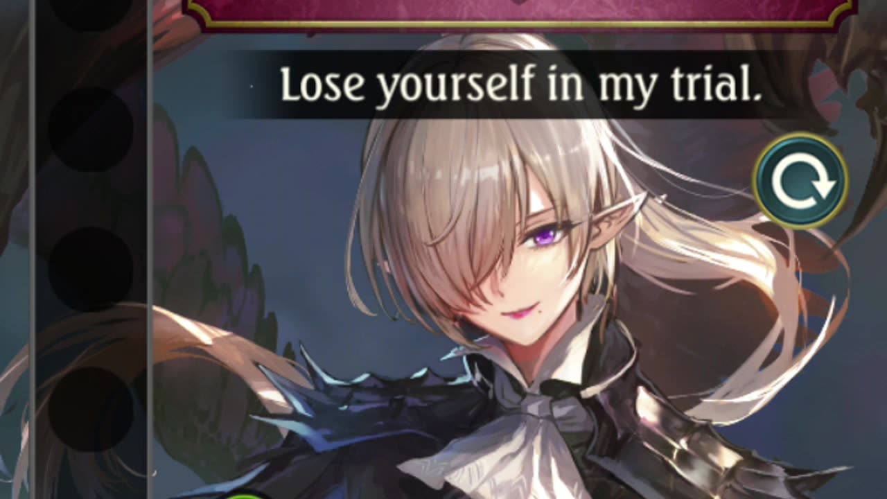 Valnareik, the Seventh Omen ShadowVerse Evolve Leader Sidekick interactions