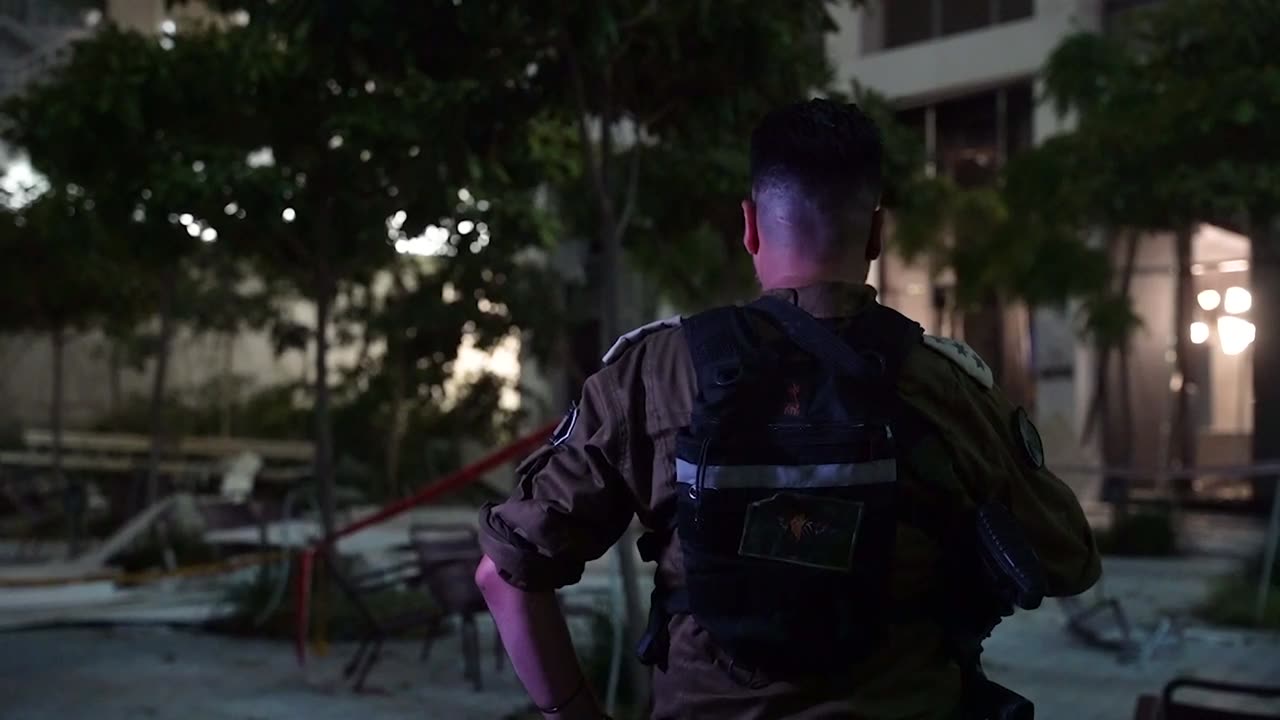 1:34 Attached is a video announcement of the Commander of the Tel Aviv District, COL M: