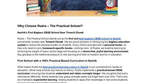 Rudra The Practical School & Jr. College