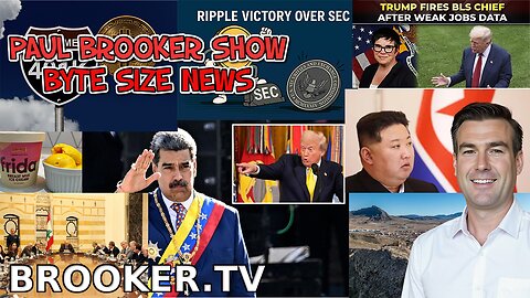 THE PAUL BROOKER SHOW BYTE SIZE NEWS FRIDAY 8TH AUGUST