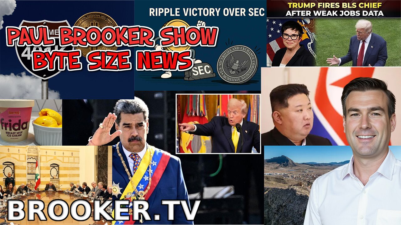 THE PAUL BROOKER SHOW BYTE SIZE NEWS FRIDAY 8TH AUGUST