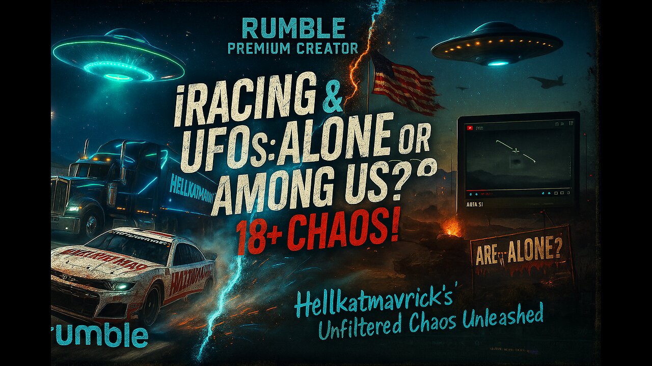 🏎 🛸 & UFOs: ALONE OR AMONG US? 18+ CHAOS!🏎 🛸