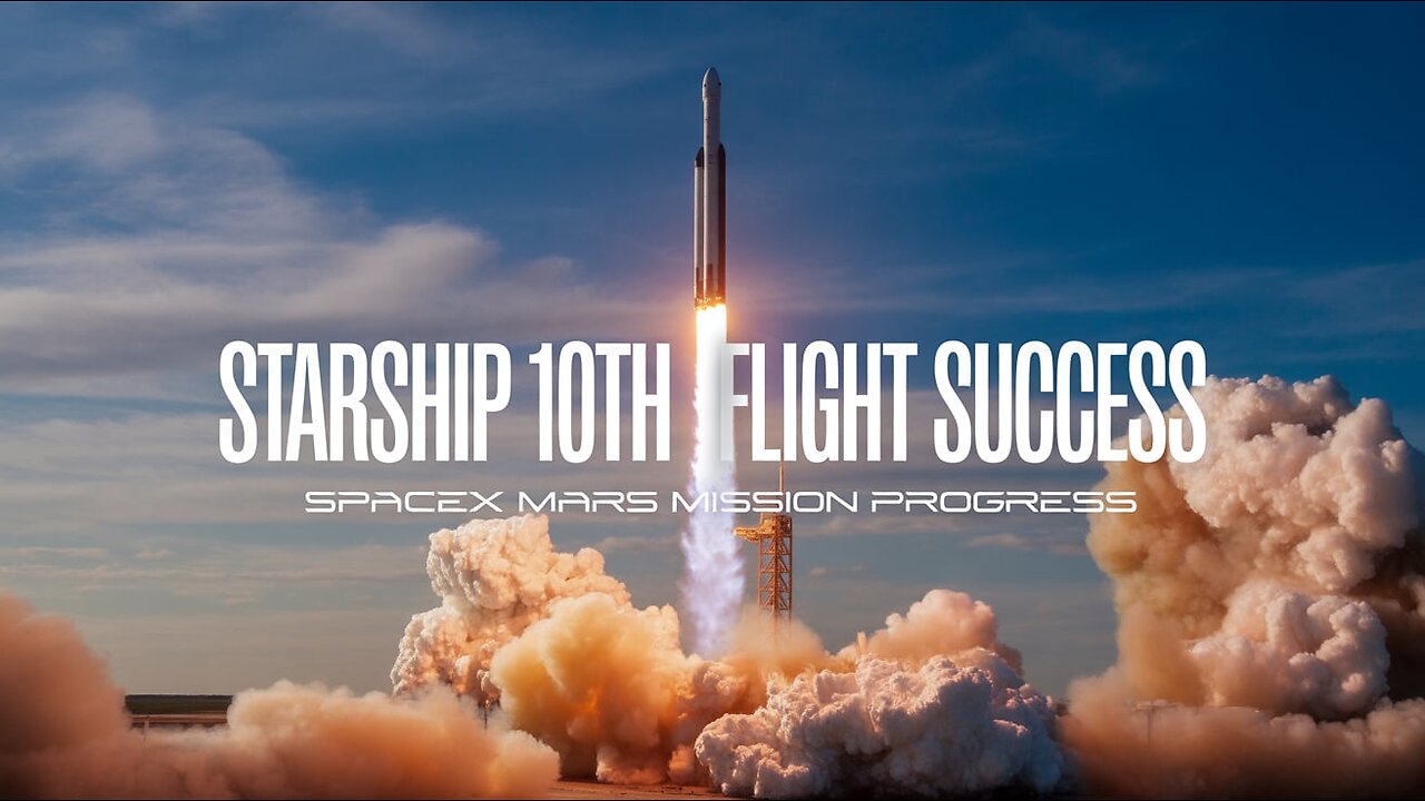 SpaceX’s 10th Starship Test Flight | Major Milestone for Mars Missions