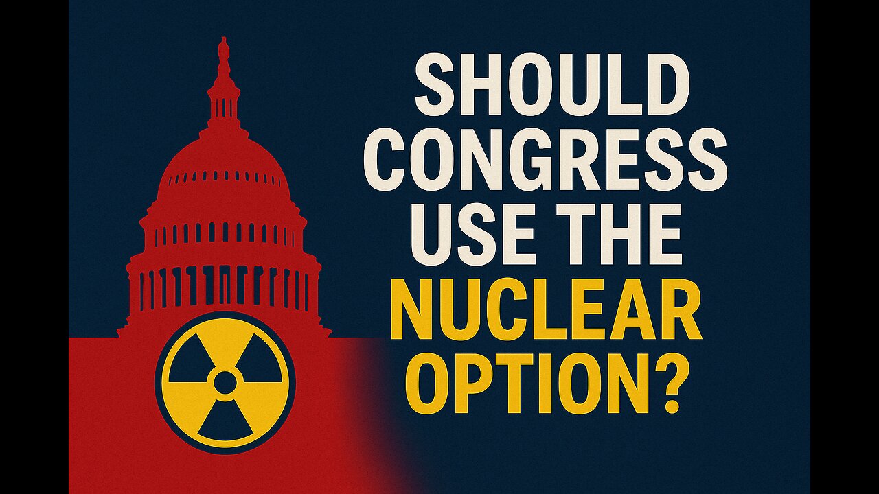 Should Congress Use the Nuclear Option And More... Real News with Lucretia Hughes.