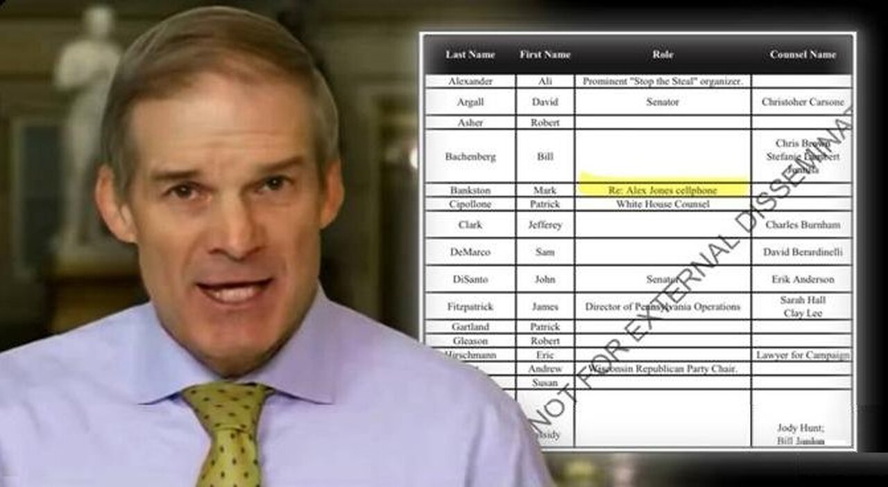 Jim Jordan Just Dropped A Hydrogen Bomb On The Deep State!