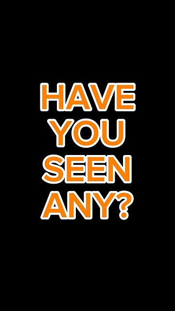 Have You Seen Any?