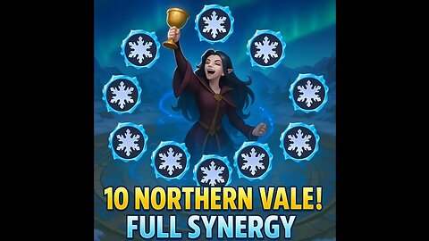 10 Northern Vale Synergy overpower? | Magic Chess Go Go #magicchess #magicchessgogo #northernvale