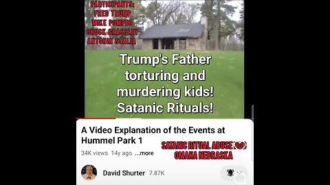 😱 Trump's Father torturing and murdering kids! Satanic Rituals! 😱