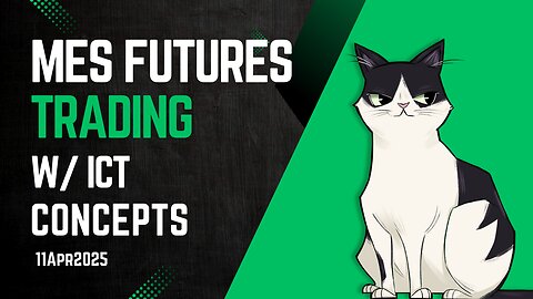 33.50 Point Win Trading w/ ICT Concepts 11Apr2025