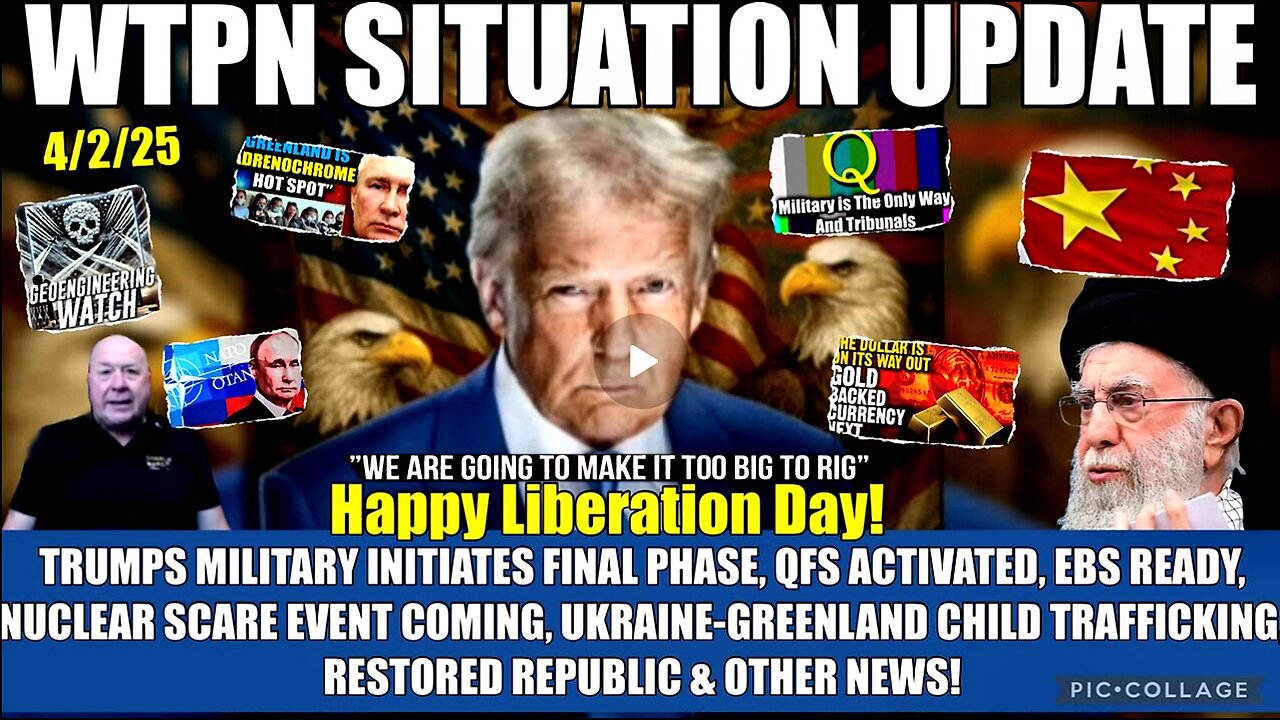LIBERATION DAY, FINAL PHASE, EBS READY, QFS, CHARLIE WARD NUCLEAR SCARE EVENT & MORE.