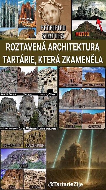 ROZTAVENÁ ARCHITEKTURA TARTÁRIE, KTERÁ ZKAMENĚLA #tartaria #tartarianarchitecture #melted #architect