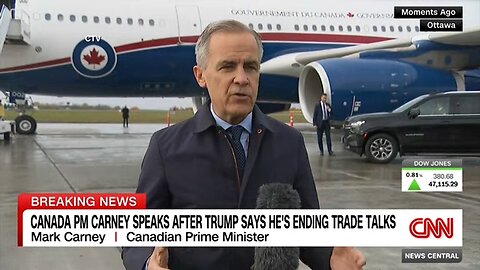 Hear Mark Carney’s response to Trump canceling trade talks with Canada