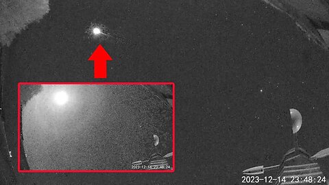 We Just Captured a MASSIVE METEOR EXPLOSION Over The Nuclear Test Site! (23:48:20 PM)