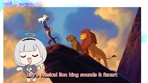 vtuber Shirayuri Lily Pokyu and baby chrono - and musical lion king sounds