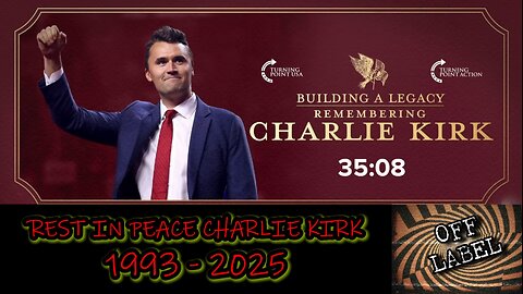 The Memorial of Charlie Kirk. Rest In Peace, Sir.