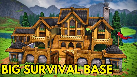 Minecraft: How To Build a Big Survival Base | Easy Tutorial